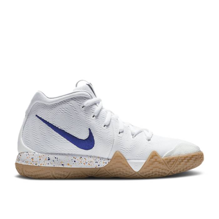 ナイキ Nike 【 Kyrie 4 Gs 'Uncle Drew' Youth White/Deep Royal-Gum Light Brown 】 Kyrie カイリー ジュニア キッズ 白色 ホワイト ディープ 茶色 ブラウン
