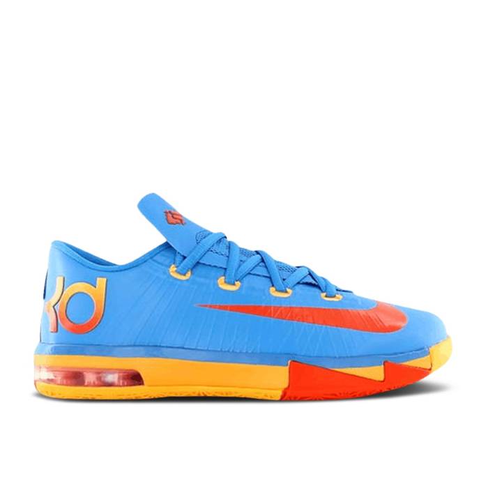 ナイキ Nike 【 Kd 6 Gs 'Okc' Youth Photo Blue/Orange-Mango 】 ジュニア キッズ 青色 ブルー