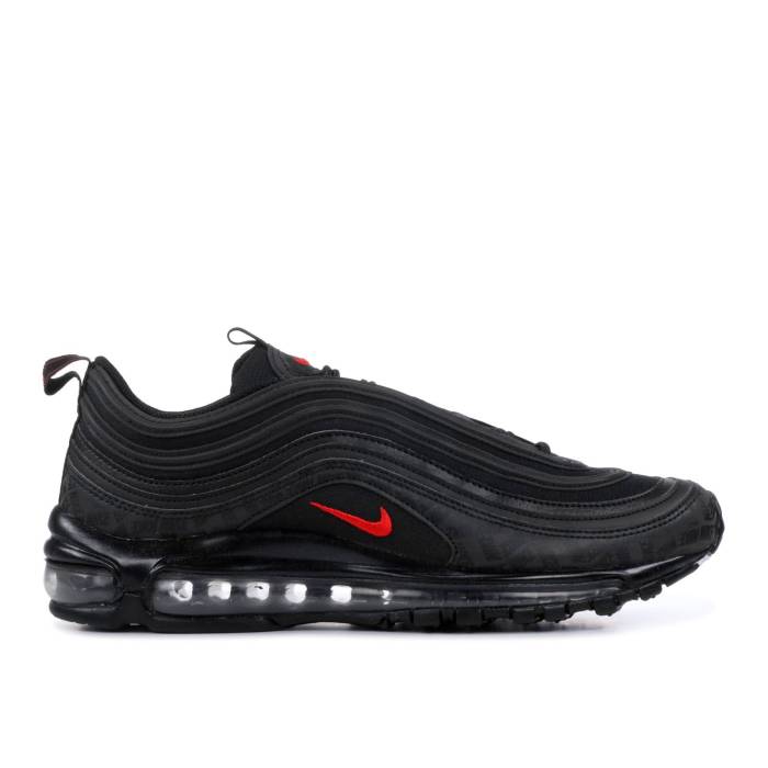 ナイキ Nike 【 Air Max 97 'Black' Men Black/University Red-Black 】 マックス メンズ 黒色 ブラック