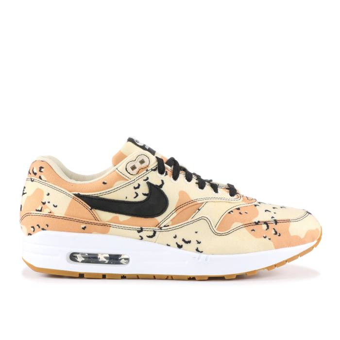 ナイキ Nike 【 Air Max 1 Premium \u0027Beach Camo\u0027 Men Beach/Black/Praline/Light Cream 】 マックス Premium 割り増し金 メンズ 黒いこと 黒いこと 皮膚軟化剤
