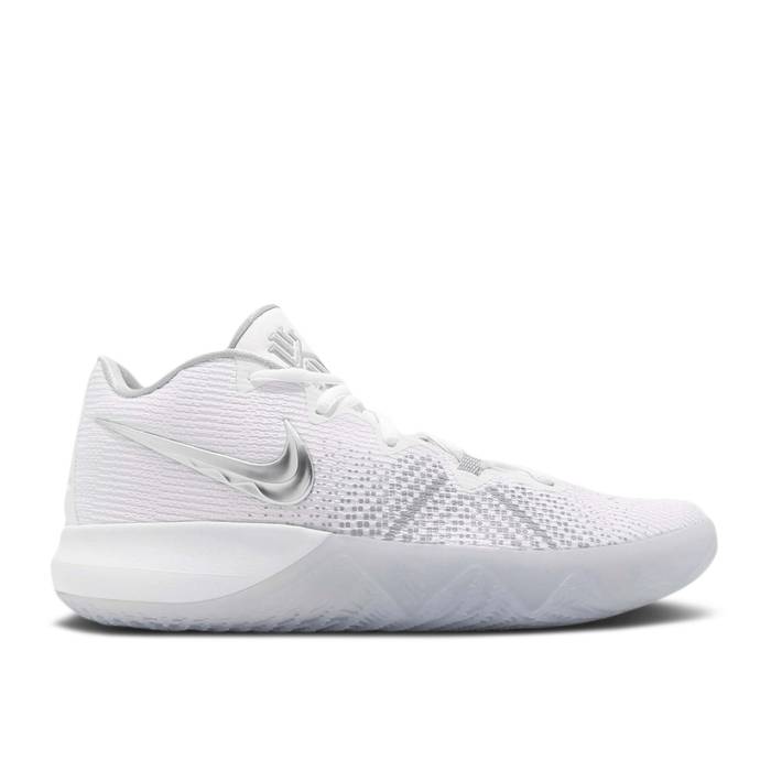 ナイキ Nike 【 Kyrie Flytrap Ep \u0027Metallic Silver\u0027 Men White/Metallic Silver 】 Kyrie カイリー 飛行一回り メンズ 白いこと 白いこと Silver しろがね色・しろがね色