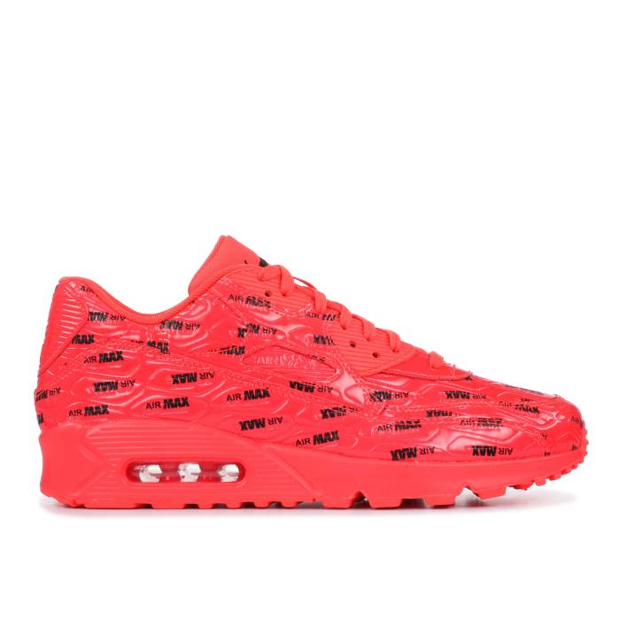 ナイキ Nike 【 Air Max 90 Premium \u0027Just Do It\u0027 Men Bright Crimson/Bright Crimson-Black 】 マックス Premium 割り増し金 メンズ クリムゾン