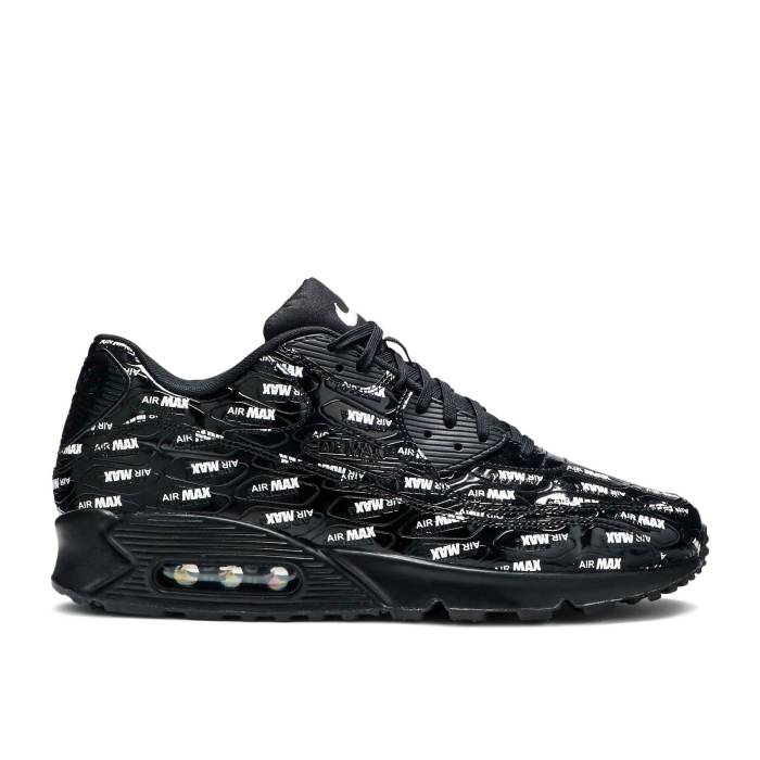 ナイキ Nike 【 Air Max 90 \u0027Just Do It\u0027 Men Black/Black-White 】 マックス メンズ 黒いこと 黒いこと