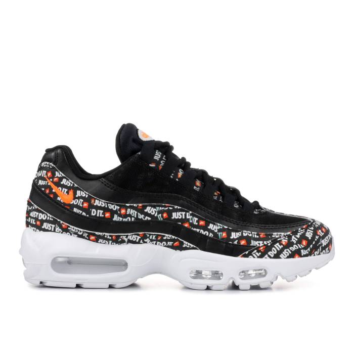 ナイキ Nike 【 Air Max 95 \u0027Just Do It\u0027 Men Black/Black-White-Total Orange 】 マックス メンズ 黒いこと 黒いこと orange 橙・オレンジ色