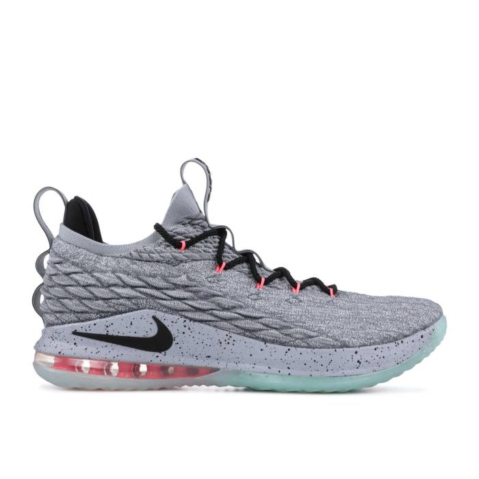 ナイキ Nike 【 Lebron 15 Low Melon Men Cool Grey/Black-Teal Tint-Sunset Pulse 】 Lebron レブロン メンズ クール 灰色 グレー
