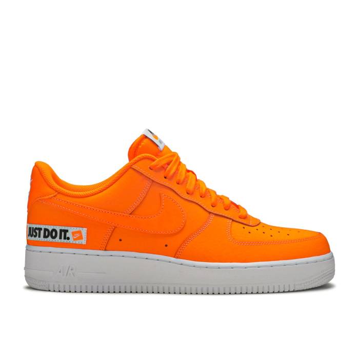 ナイキ Nike 【 Air Force 1 Low \u0027Total Orange\u0027 Men Total Orange/White-Black 】 メンズ orange 橙・オレンジ色