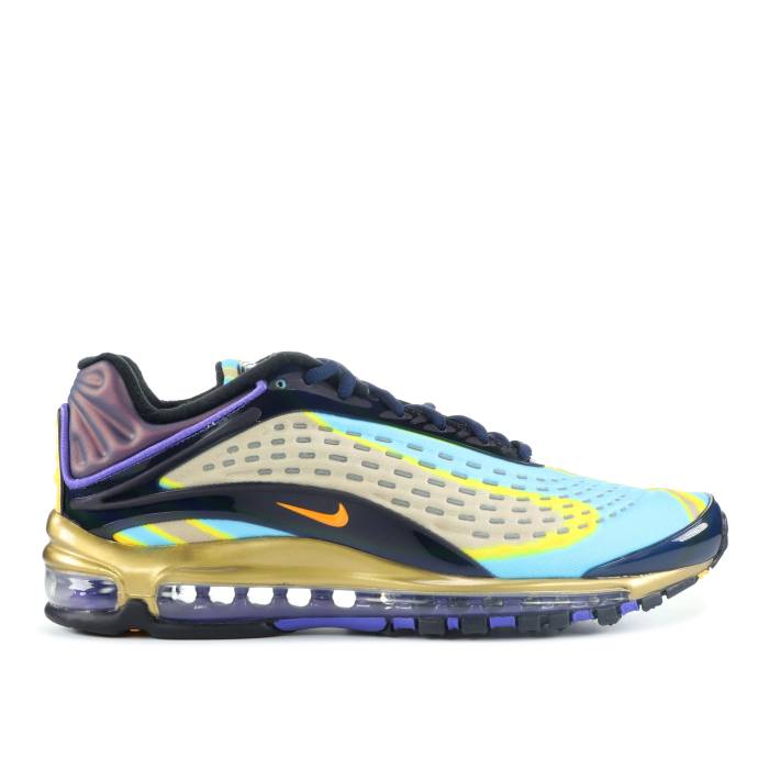 ナイキ Nike 【 Air Max Deluxe 'Midnight Navy' Men Midnight Navy/Laser Orange 】 マックス デラックス メンズ 紺色 ネイビー Laser レーザー orange 橙・オレンジ｜スニケス