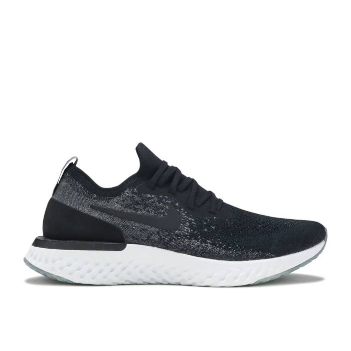 ナイキ Nike 【 Wmns Epic React Flyknit Black Women Black/Dark Grey-Pure Platinum 】 Epic エピック リアクト フライニット レディース 黒色 ブラック Platinum プラチナム
