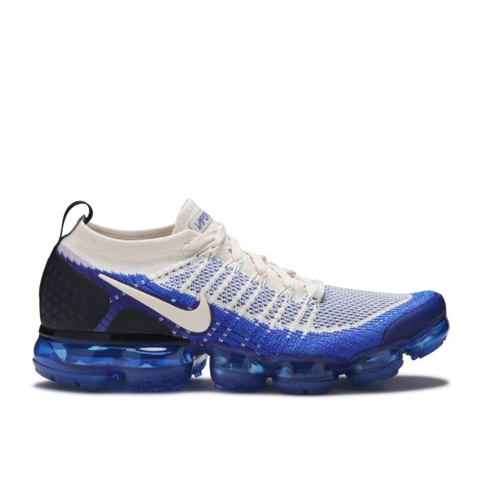ナイキ Nike 【 Air Vapormax Flyknit 2 \u0027Racer Blue\u0027 Men Light Cream/White-Racer Blue 】 飛球編み物 メンズ 皮膚軟化剤 青味 青味