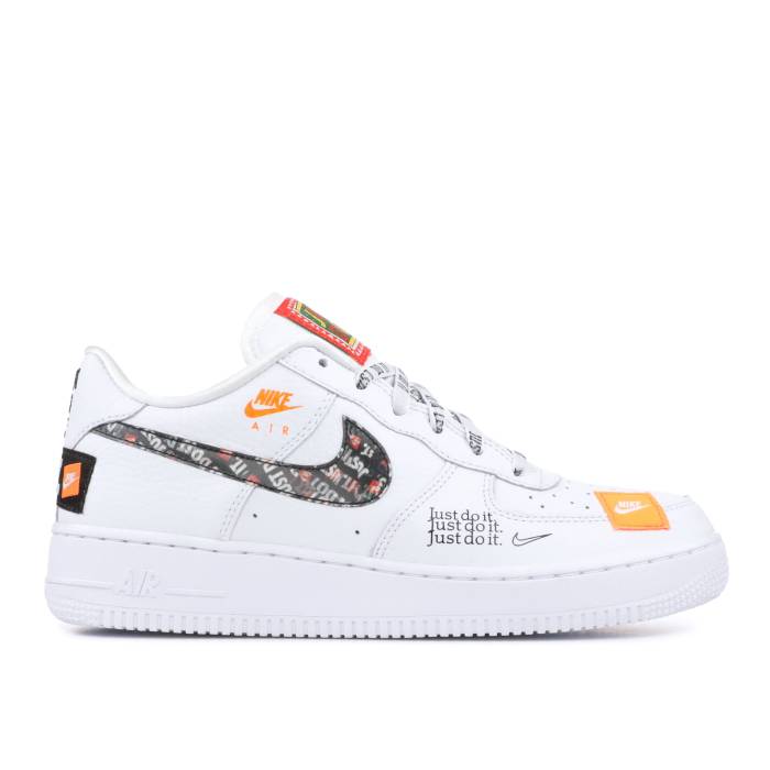 ナイキ Nike 【 Air Force 1 Low '07 Prm Gs 'Just Do It' Youth White/White-Black-Total Orange 】 ジュニア キッズ 白色 ホワイト orange 橙・オレンジ|スニケス