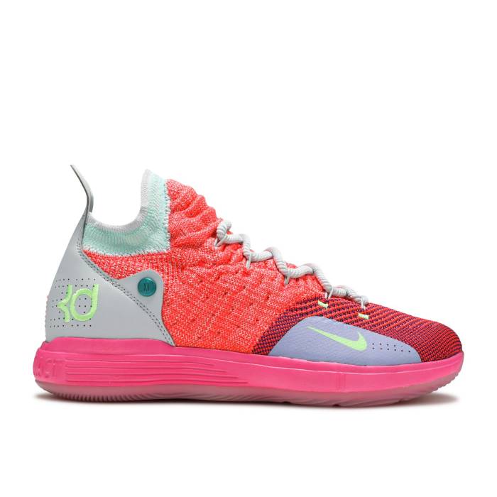 ナイキ Nike 【 Zoom Kd 11 Gs 'Eybl' Youth Hot Punch/Lime Blast Green-Grey 】 ズーム ジュニア キッズ ライム ブラスト