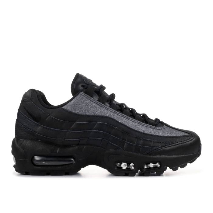 ナイキ Nike 【 Wmns Air Max 95 Premium \u0027Black\u0027 Women Black/Black 】 マックス Premium 割り増し金 レディース 黒いこと 黒いこと レディース靴-スニーカー