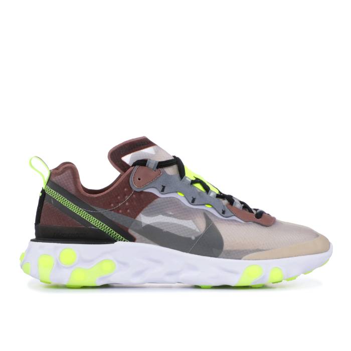 ナイキ Nike 【 React Element 87 Desert Sand Men Desert Sand/Cool Grey-Smokey Mauve 】 リアクト エレメント メンズ 砂色・サンド クール