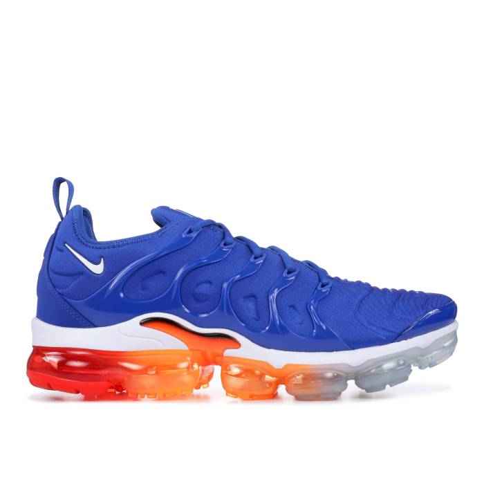 ナイキ Nike 【 Air Vapormax Plus \u0027Game Royal\u0027 Men Game Royal/Total Orange-White-Black 】 メンズ Game 力くらべ