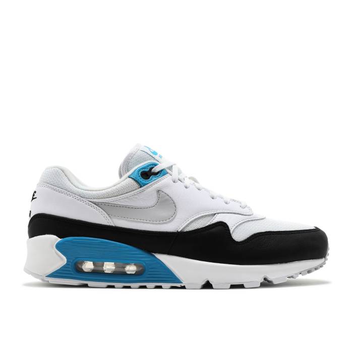 ナイキ Nike 【 Air Max 90/1 'Laser Blue' Men White/Neutral Grey-Black-Laser Blue 】 マックス メンズ 白色 ホワイト 青色 ブルー