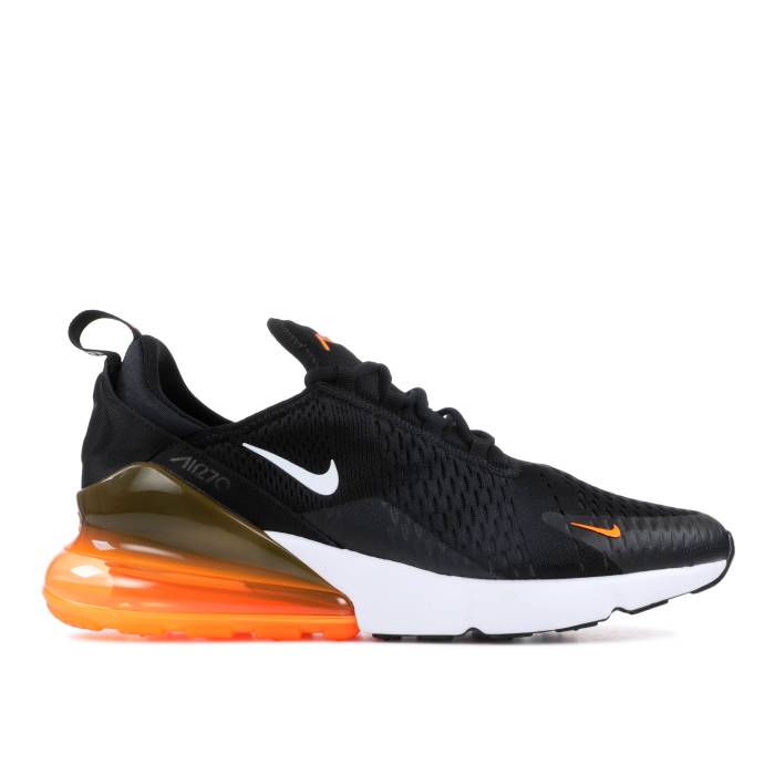 ナイキ Nike 【 Air Max 270 'Just Do It' Men Black/White-Total Orange 】 マックス メンズ 黒色 ブラック orange 橙・オレンジ