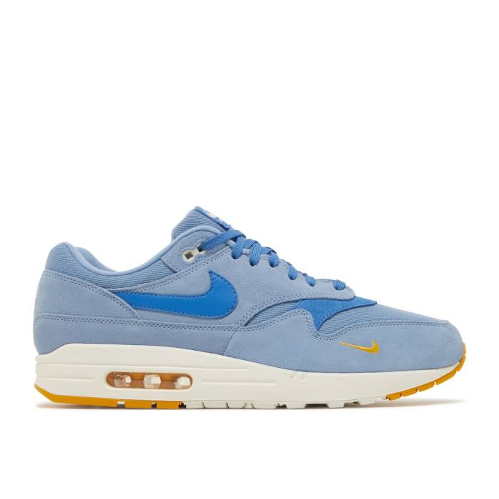 ナイキ Nike 【 Air Max 1 'Work Blue' Men Work Blue/Mountain Blue/Yellow 】 マックス メンズ 青色 ブルー yellow 黄色・イエロー