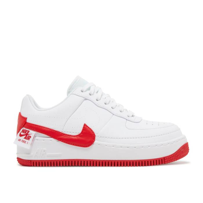 ナイキ Nike 【 Wmns Air Force 1 Jester 'University Red' Women White/University Red 】 レディース 白色 ホワイト Red 赤・レッド