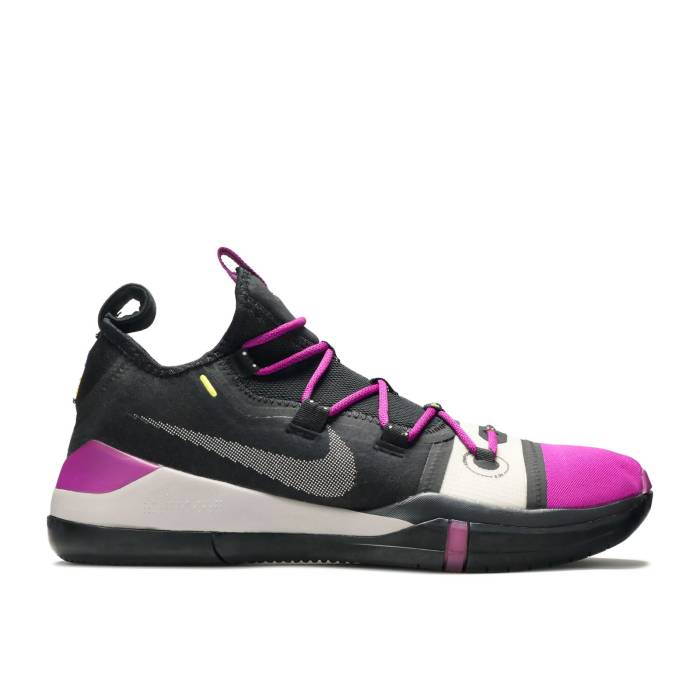 ナイキ Nike 【 Kobe A.d. 2018 Lakers Away Men Black/Vivid Purple-Atmosphere Grey 】 Kobe コービー メンズ 黒色 ブラック 灰色 グレー