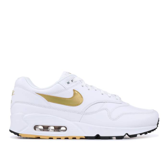 ナイキ Nike 【 Air Max 90/1 'Metallic Gold' Men White/Metallic Gold-Black 】 マックス メンズ 白色 ホワイト