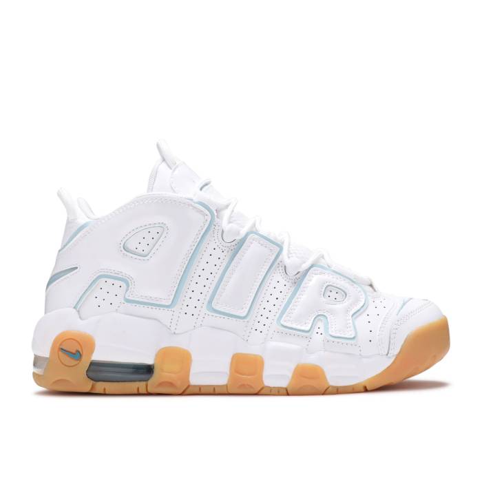 ナイキ Nike 【 Air More Uptempo Gs 'Ocean Bliss' Youth White/Noise Aqua-Gum Light Brown-Ocean Bliss 】 アップテンポ ジュニア キッズ 白色 ホワイト