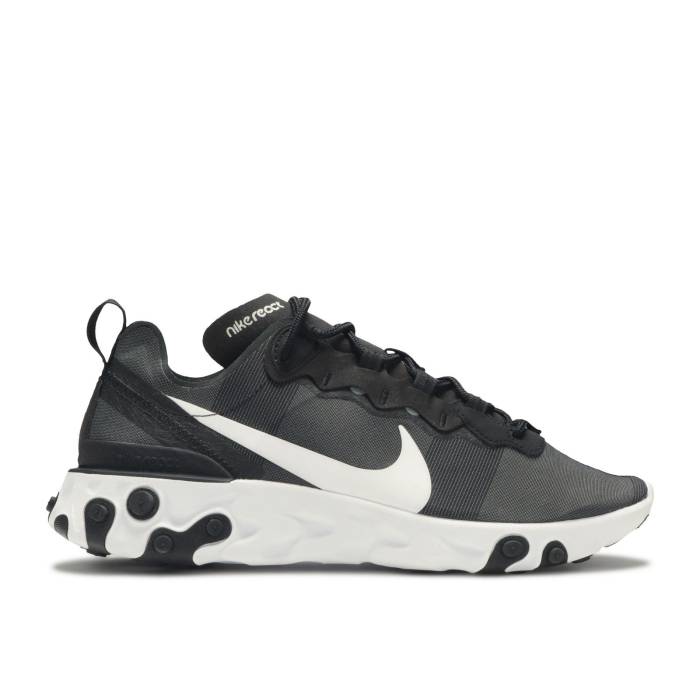 ナイキ Nike 【 React Element 55 Black White Men Black/White 】 リアクト エレメント メンズ 黒色 ブラック 白色 ホワイト
