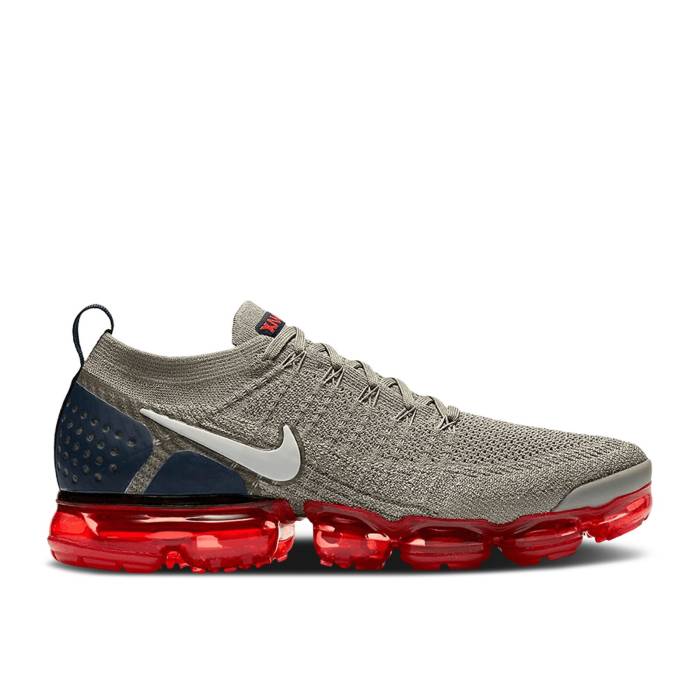 ナイキ Nike 【 Air Vapormax Flyknit 2 'Dark Stucco' Men Dark Stucco/Obsidian-Habanero Red-Grey Fog 】 フライニット メンズ