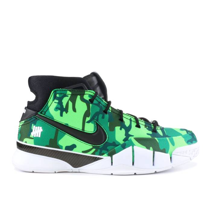 ナイキ Nike 【 Undefeated X Zoom Kobe 1 Protro 'Green Camo' Men Multi-Color/Black-Rage Green 】 アンディフィーテッド ズーム Kobe コービー プロトロ メンズ green 緑・グリーン|スニケス