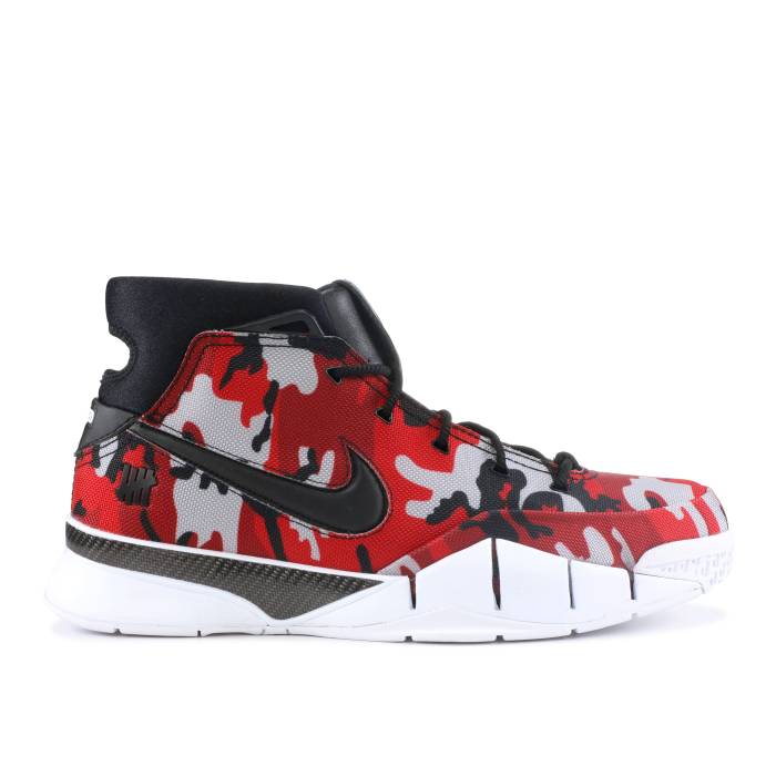 ナイキ Nike 【 Undefeated X Zoom Kobe 1 Protro Red Camo Men Multi-Color/Black 】 アンディフィーテッド ズーム Kobe コービー プロトロ メンズ 黒色 ブラック