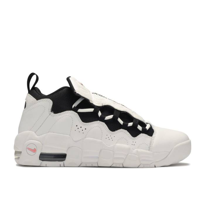 ナイキ Nike 【 Air More Money ガウス \u0027White\u0027 Youth White/Black 】 お坊っちゃん キッズ 白いこと 白いこと 黒いこと 黒いこと