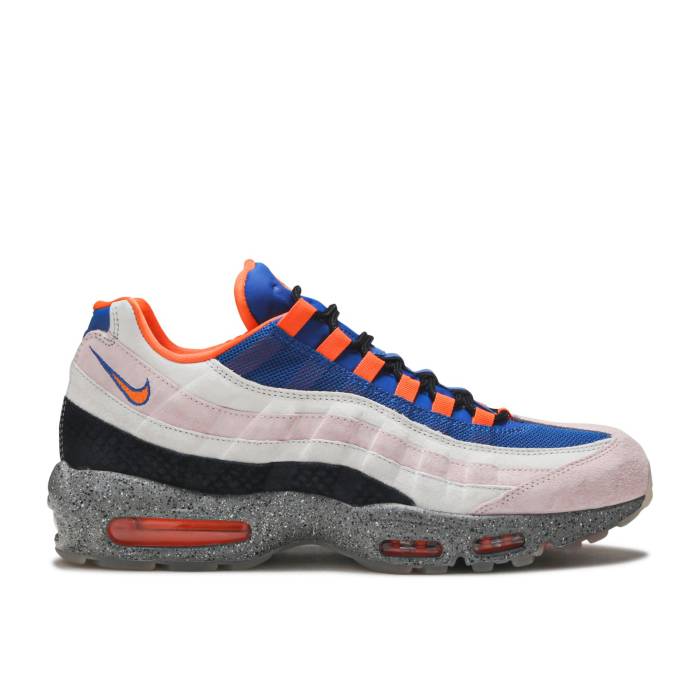 ナイキ Nike 【 Air Max 95 'Mowabb' Men Champagne/Safety Orange-Sport Royal 】 マックス メンズ