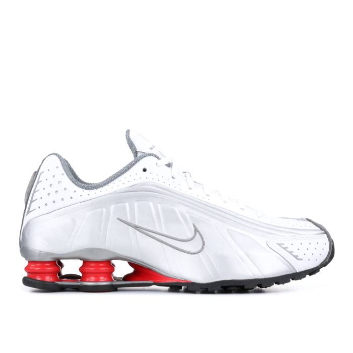 ナイキ Nike 【 Shox R4 Retro 'Comet Red' 2019 Men White/Metallic Silver-Comet Red-Black 】 Shox ショックス レトロ メンズ 白色 ホワイト