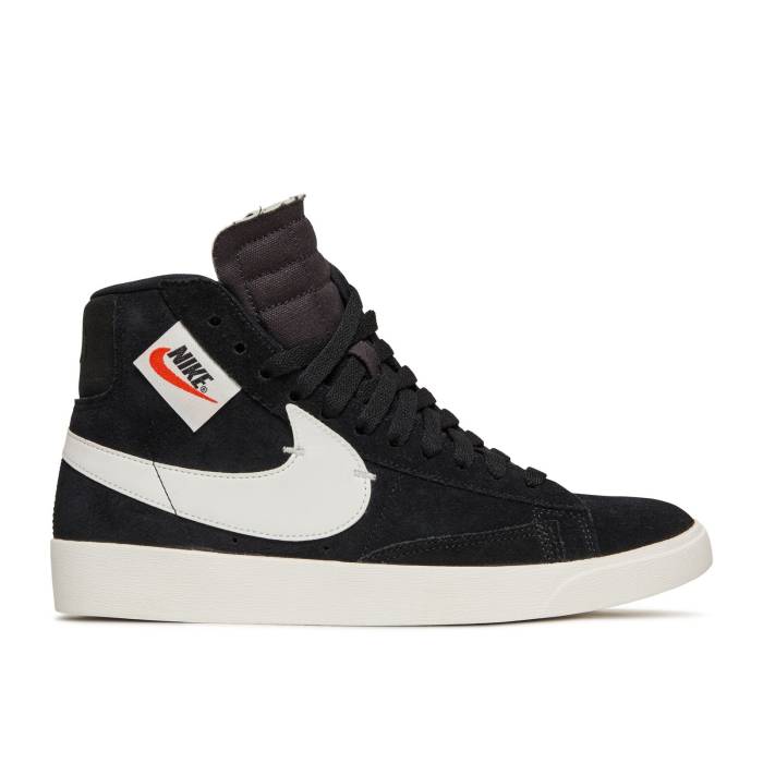 ナイキ Nike 【 Wmns Blazer Mid Rebel Xx \u0027Black\u0027 Women Black/Black-Summit White-Oil Grey 】 ブレイザー ミッド 気泡管水準器 レディース 黒いこと 黒いこと 薄墨色 薄墨色