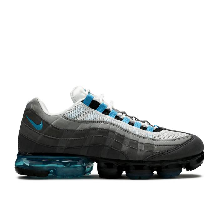 ナイキ Nike 【 Air Vapormax 95 \u0027Neo Turquoise\u0027 Men Black/Neutral Grey-Neo Turquoise 】 メンズ 黒いこと 黒いこと メンズ靴-スニーカー-靴