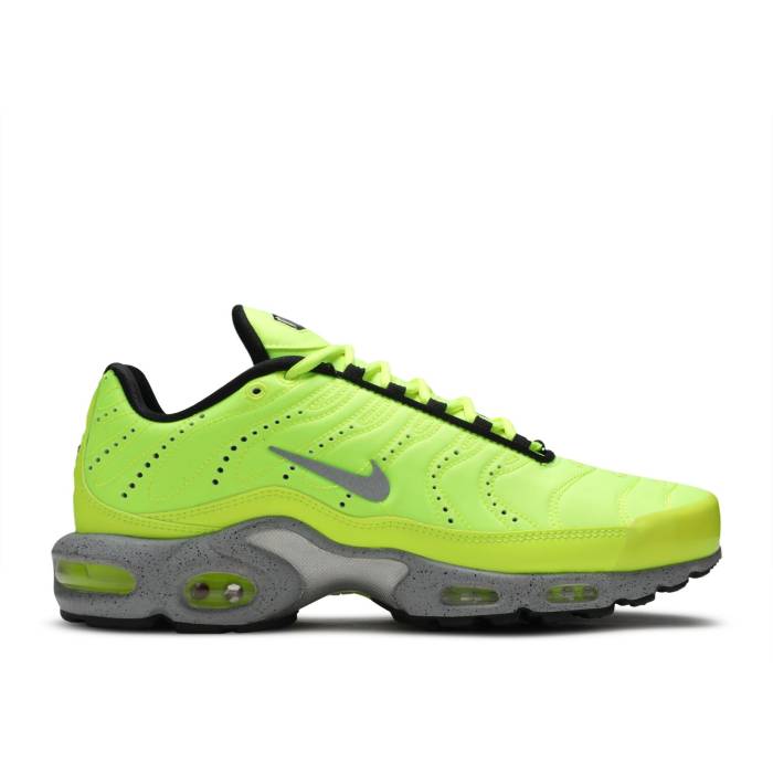 ナイキ Nike 【 Air Max Plus Premium \u0027Full Volt\u0027 Men Full Volt/Matte Silver 】 マックス Premium 割り増し金 メンズ Silver しろがね色・しろがね色 スニーカー-靴-メンズ靴