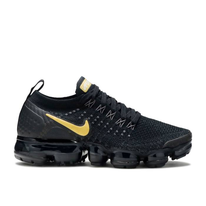 ナイキ Nike 【 Wmns Air Vapormax Flyknit 2 'Metallic Gold' Women Black/Metallic Gold 】 フライニット レディース 黒色 ブラック ゴールド