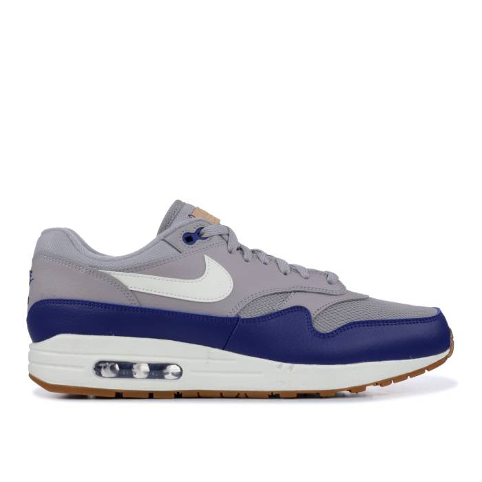 ナイキ Nike 【 Air Max 1 \u0027Atmosphere Deep Royal\u0027 Men Atmosphere Grey/Sail/Deep Royal Blue 】 マックス ディープ メンズ 薄墨色 薄墨色 ディープ 青み 青色