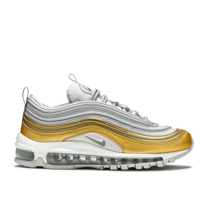 ナイキ Nike 【 Wmns Air Max 97 \u0027Metallic Gold\u0027 Women Vast Grey/Metallic Silver-Metallic Gold 】 マックス レディース 薄墨色 薄墨色 ゴールド