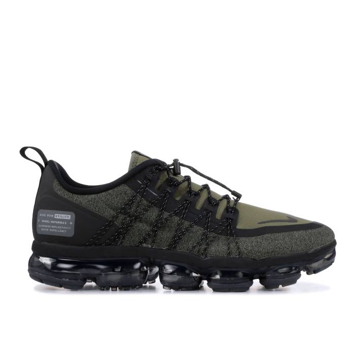 ナイキ Nike 【 Air Vapormax Run Utility Medium Olive Men Medium Olive/Reflect Silver-Black-Pure Platinum 】 ラン メンズ olive オリーブ Platinum プラチナム