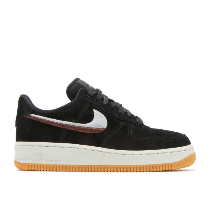 ナイキ Nike 【 Wmns Air Force 1 \u002707 Lx \u0027Black Gum\u0027 Women Black/Gum Yellow-Summit White-Black 】 レディース 黒いこと 黒いこと スニーカー-靴