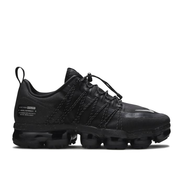 ナイキ Nike 【 Air Vapormax Run Utility \u0027Black\u0027 Men Black/Reflect Silver-Black 】 幽客 メンズ 黒いこと 黒いこと