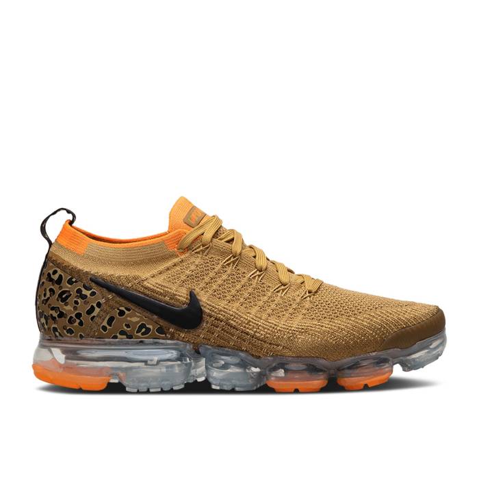 ナイキ Nike 【 Air Vapormax Flyknit 2 \u0027Leopard\u0027 Men Brown/Black 】 飛球編み物 メンズ 赤銅色 赤銅色 黒いこと 黒いこと
