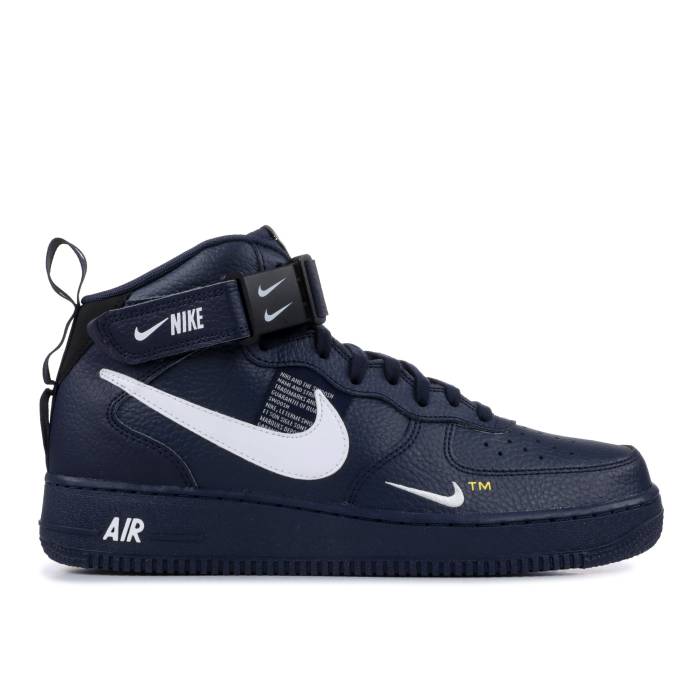 ナイキ Nike 【 Air Force 1 \u002707 Mid Lv8 \u0027Navy\u0027 Men Navy 】 ミッド メンズ 紺色 米国海軍