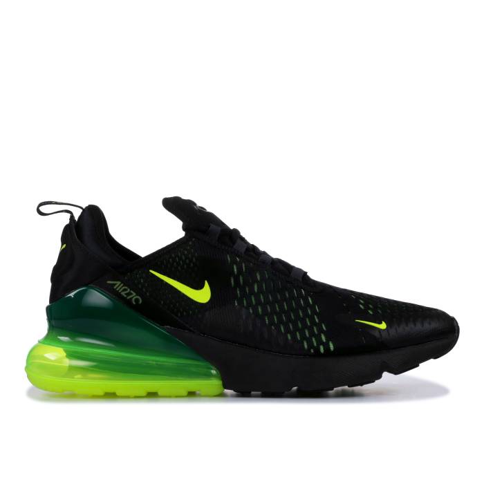 ナイキ Nike 【 Air Max 270 \u0027Black Volt\u0027 Men Black/Volt-Black-Oil Grey 】 マックス メンズ 黒いこと 黒いこと 薄墨色 薄墨色