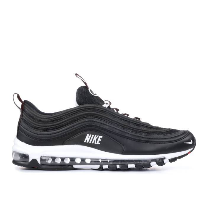 ナイキ Nike 【 Air Max 97 Premium \u0027Black White\u0027 Men Black/White-Varsity Red 】 マックス Premium 割り増し金 メンズ 黒いこと 黒いこと Red 赤・赤いこと