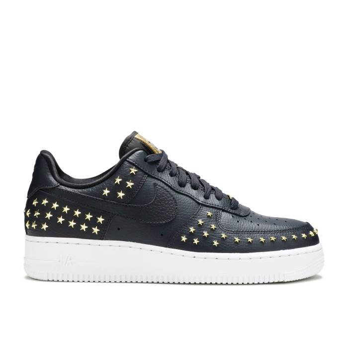 ナイキ Nike 【 Wmns Air Force 1 Low \u0027Star-Studded\u0027 Women Black 】 レディース 黒いこと 黒いこと