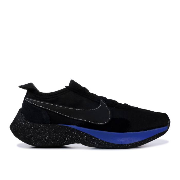 ナイキ Nike 【 Moon Racer Qs \u0027Racer Blue\u0027 Men Black/Black-White-Racer Blue 】 メンズ 黒いこと 黒いこと 青み 青色