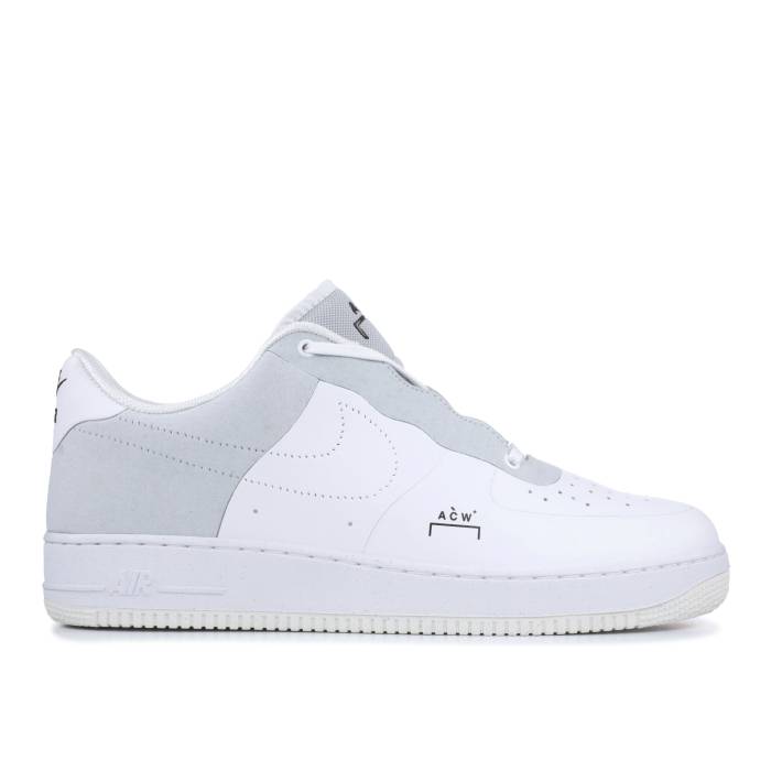 ナイキ Nike 【 A-Cold-Wall* X Air Force 1 Low \u0027White\u0027 Men White/Light Grey-Black 】 メンズ 白いこと 白いこと