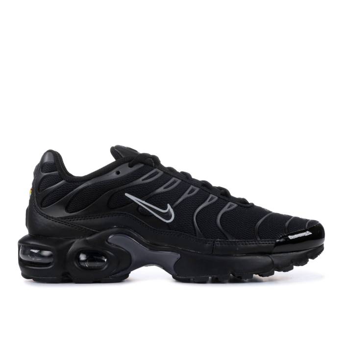 ナイキ Nike 【 Air Max Plus Gs 'Black Pure Platinum' Youth Black/Black-Pure Platinum 】 マックス ピュア ジュニア キッズ 黒色 ブラック Platinum プラチナム｜スニケス