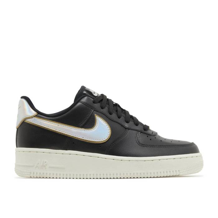 ナイキ Nike 【 Wmns Air Force 1 Low 'Metallic Platinum' Women Black/Metallic Platinum-Summit White 】 レディース 黒色 ブラック 白色 ホワイト